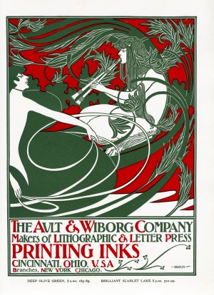 Will Bradley Ault and Wiborg Poster 1895